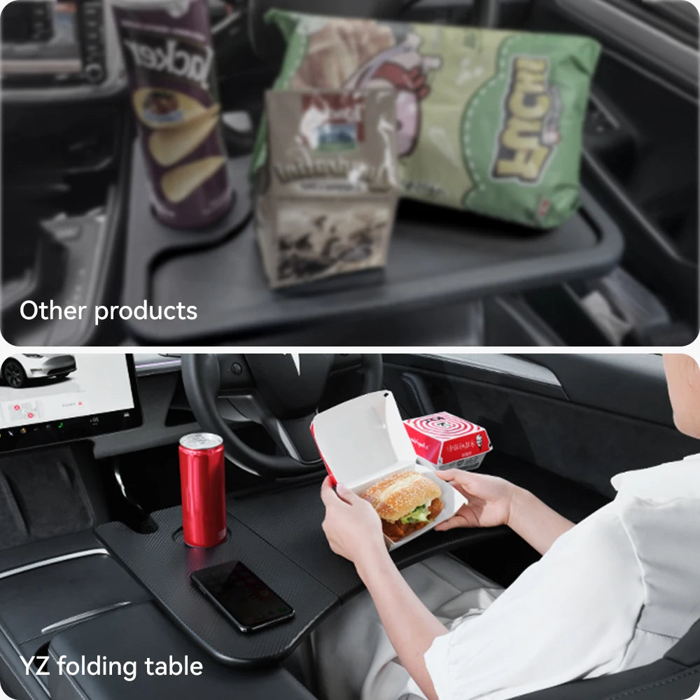 Tesla Steering Wheel Laptop & Dining Tray