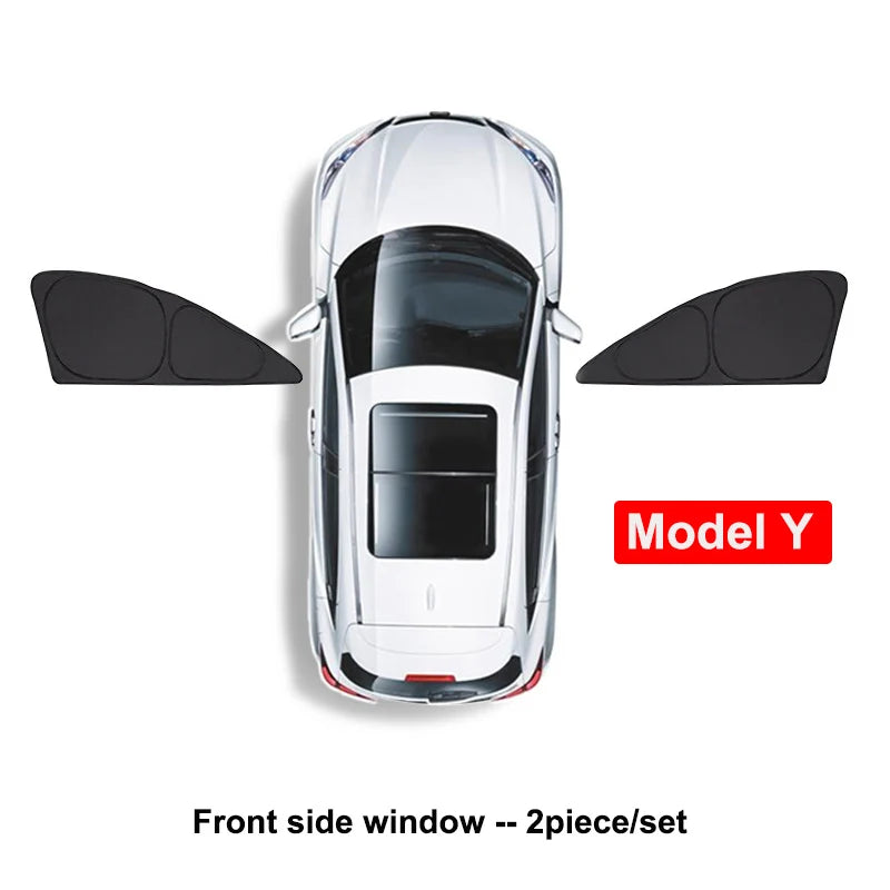 Tesla Model Y Window Sunshade & Privacy Cover – Heat & UV Protection