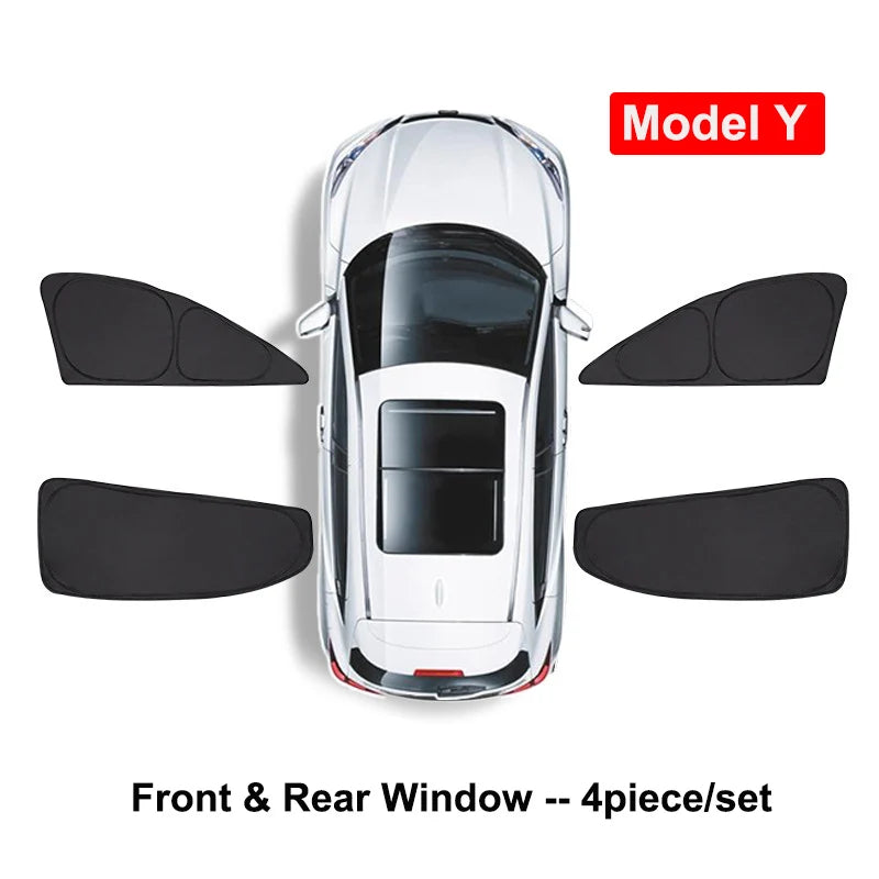 Tesla Model Y Window Sunshade & Privacy Cover