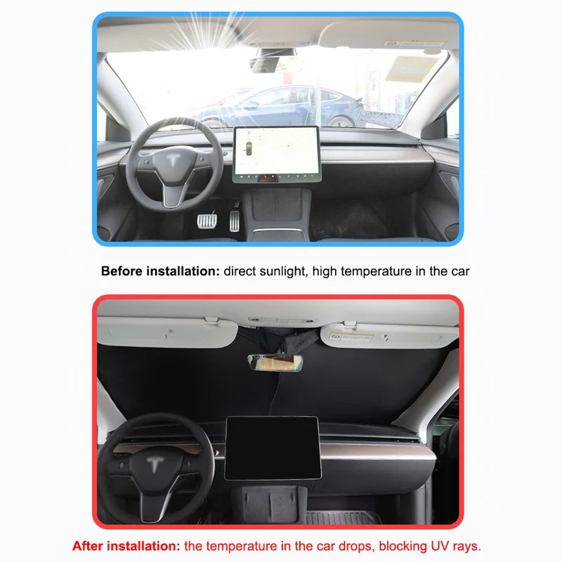 Tesla Model Y Window Sunshade & Privacy Cover