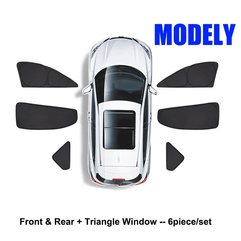 Tesla Model Y Window Sunshade & Privacy Cover