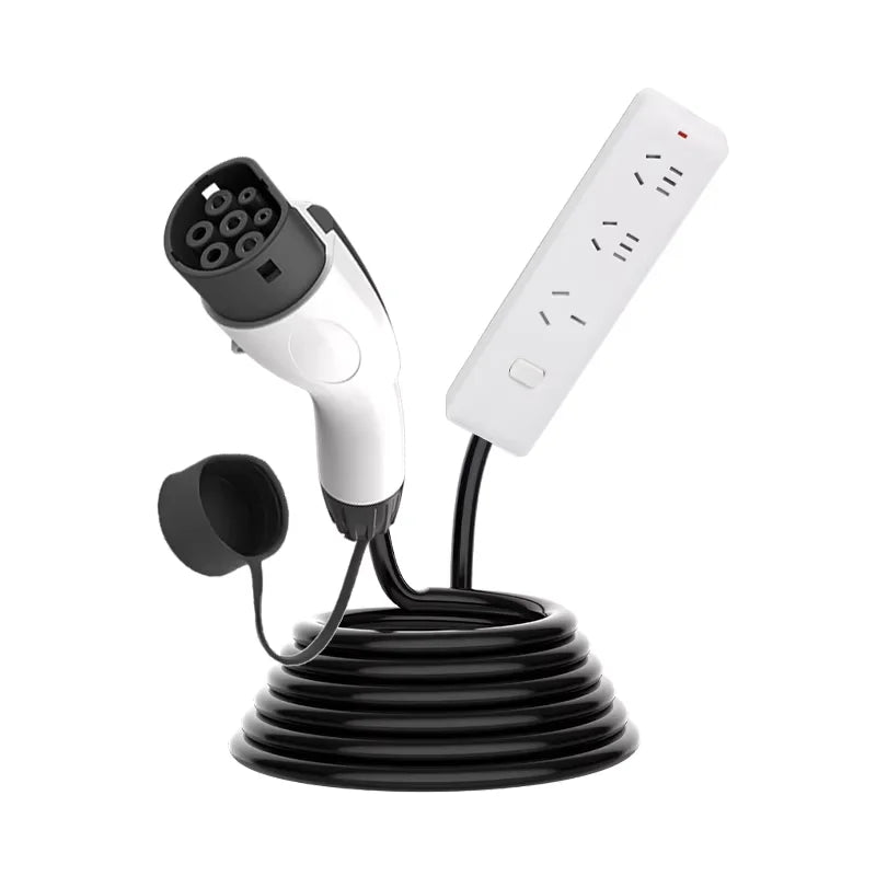 Type 2 V2L EV Discharger Adapter – 16A 3.5kW Portable Power Cable