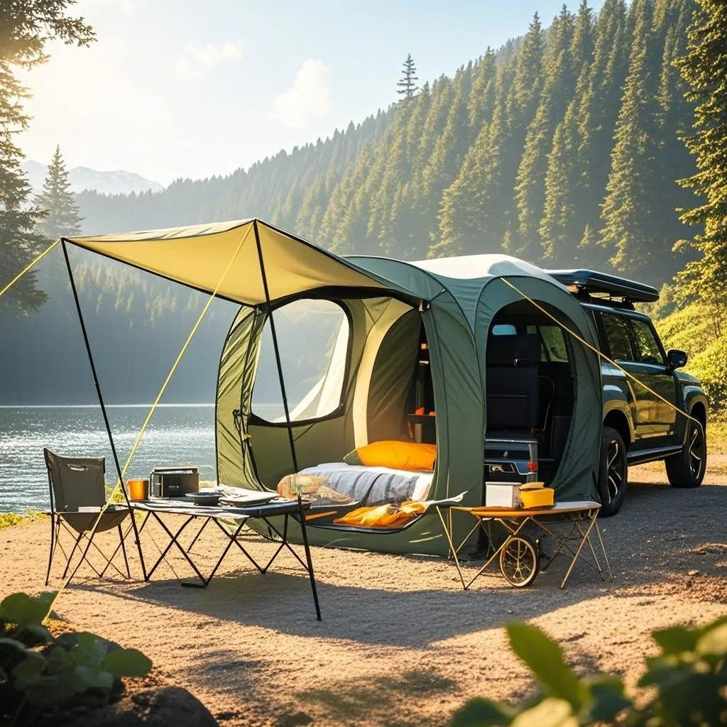 Pop-Up SUV Rear Camping Tent