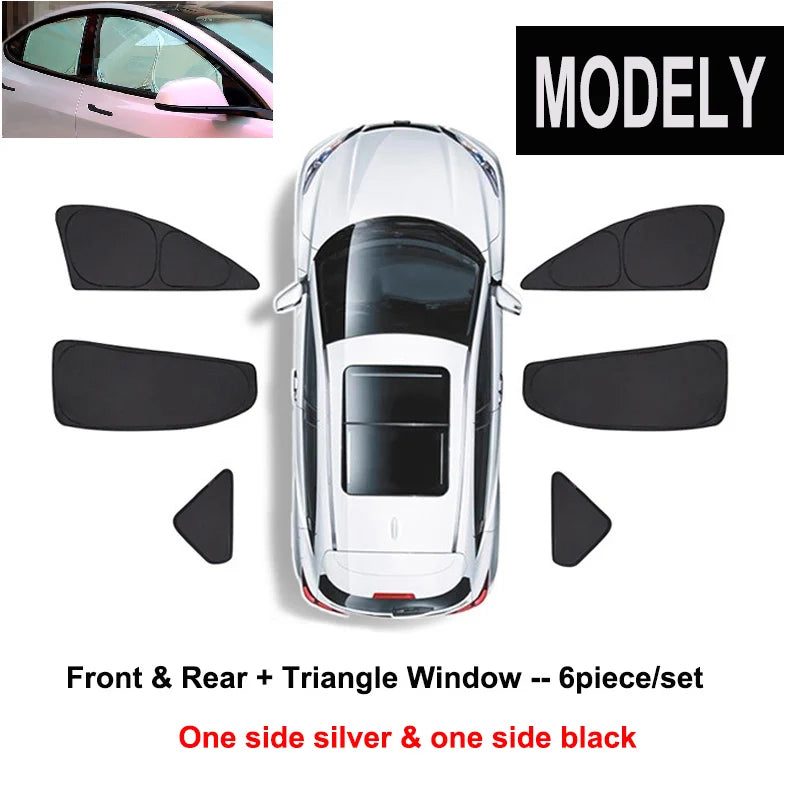 Tesla Model Y Window Sunshade & Privacy Cover