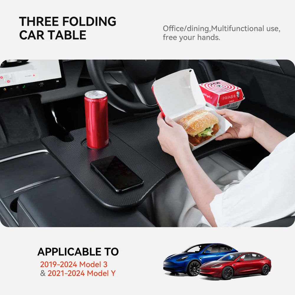 Tesla Steering Wheel Laptop & Dining Tray