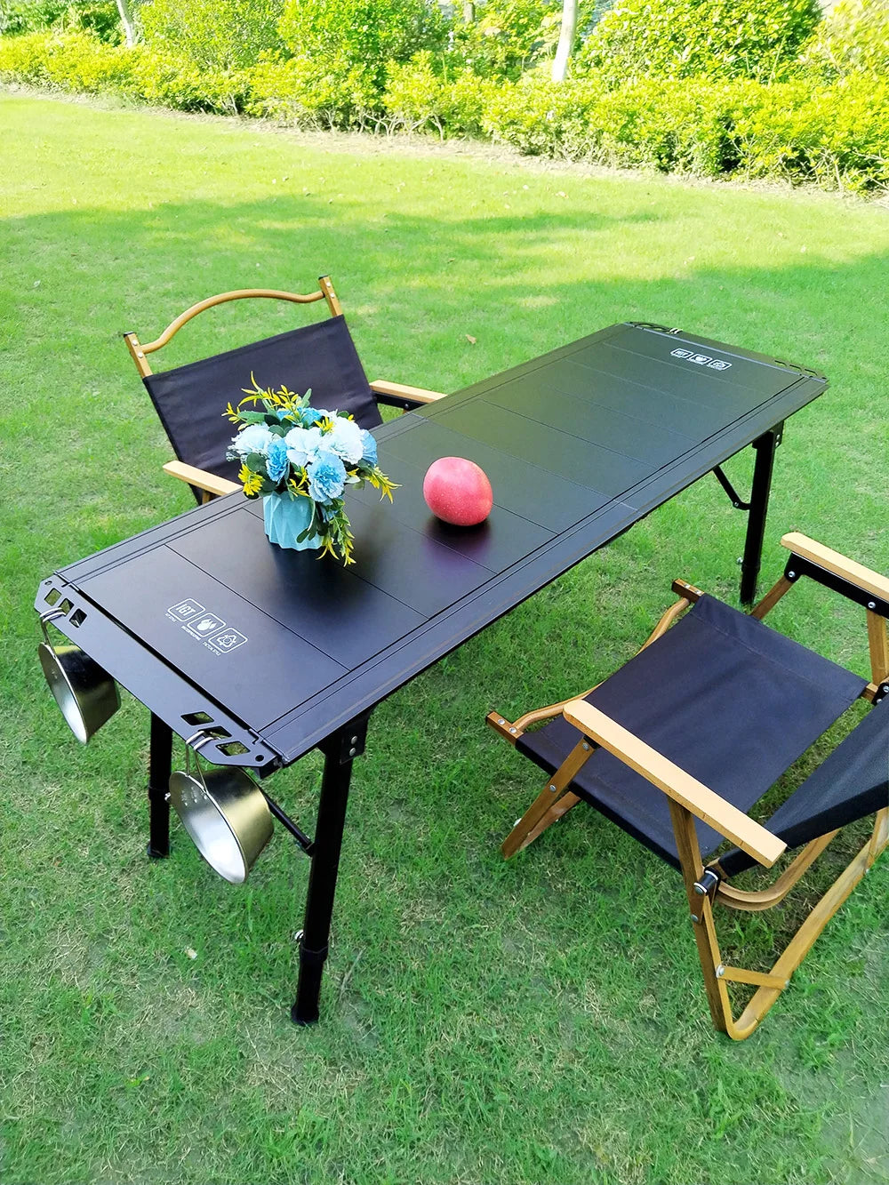 Lohascamping  Folding IGT table 5 Unit Lightweight table Backpack roll table Expand adjustable leg desk Desktop burner bbq table