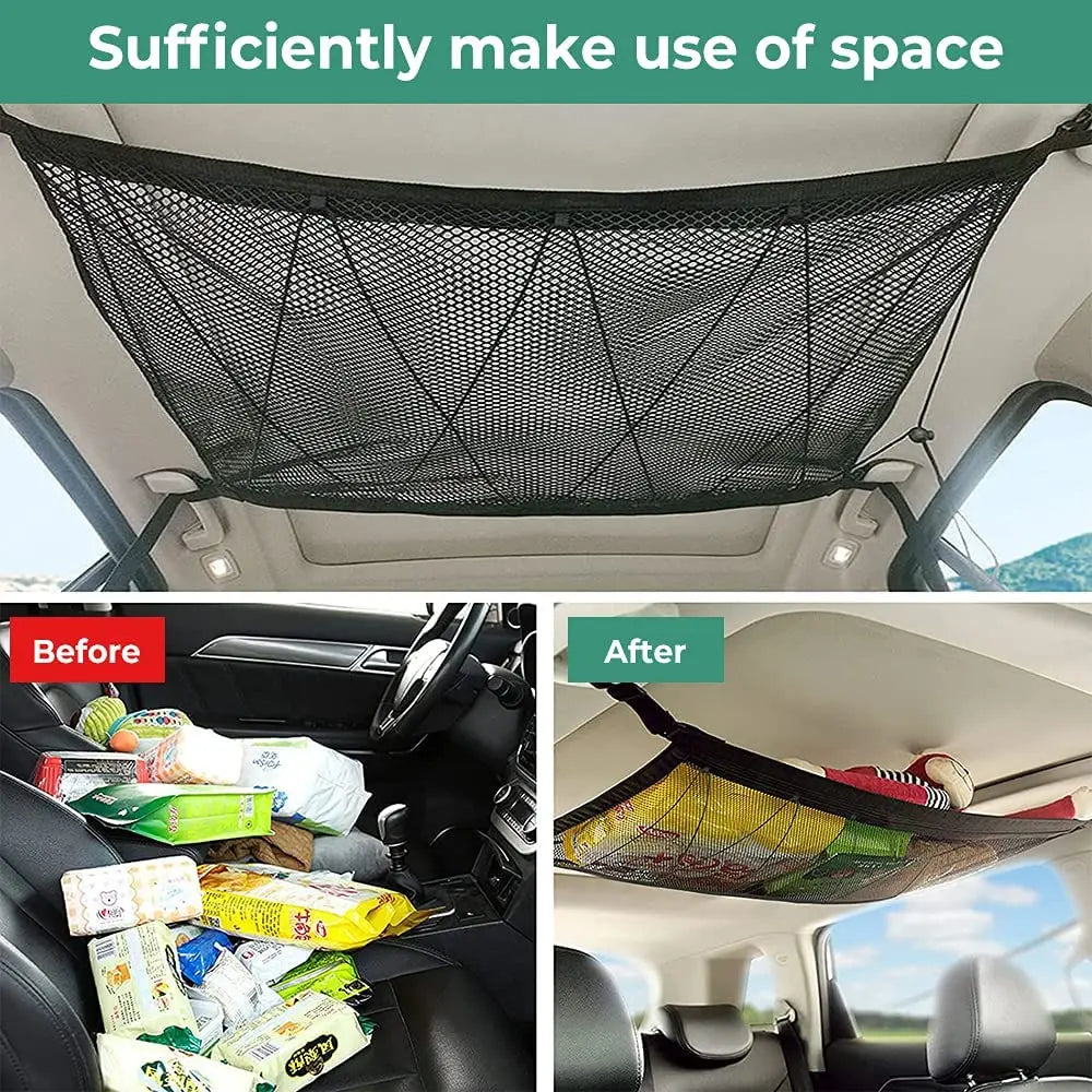 Car Roof Cargo Net Storage Organiser