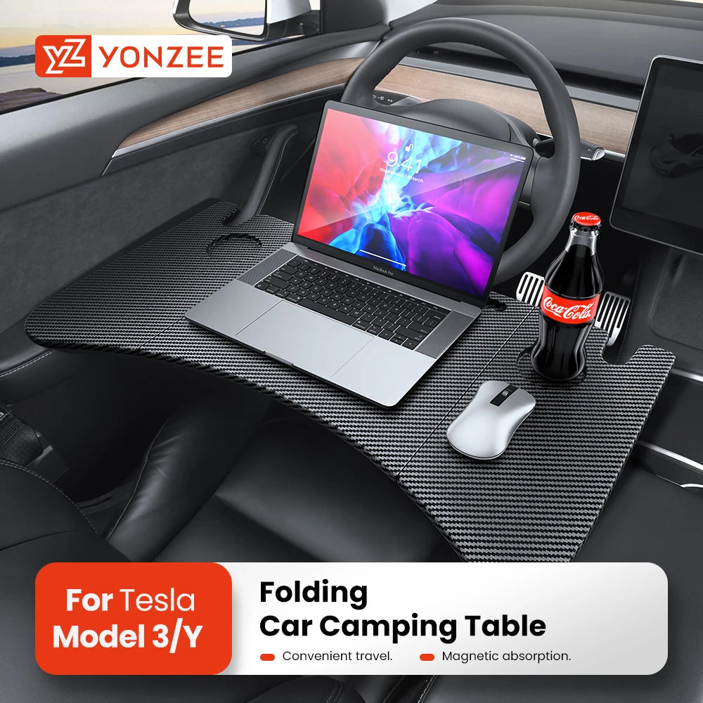 Tesla Steering Wheel Laptop & Dining Tray