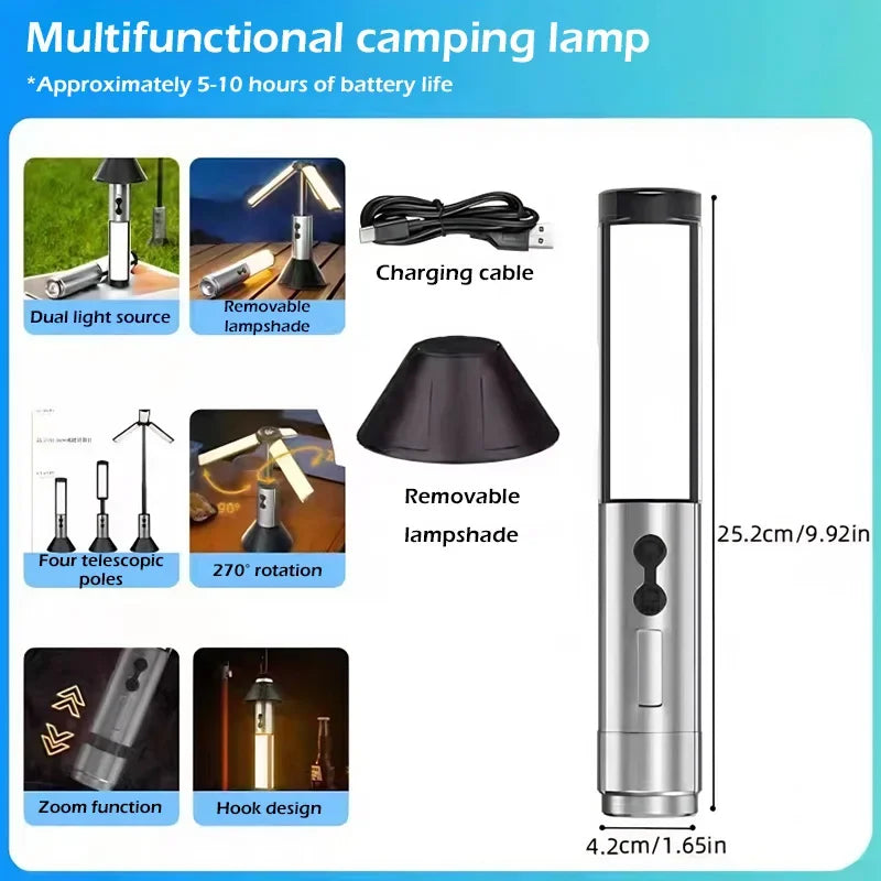 Rechargeable Telescopic Camping Lantern
