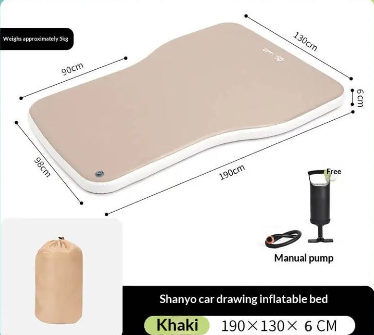 Universal SUV Inflatable Camping Mattress – Foldable Car Travel Bed