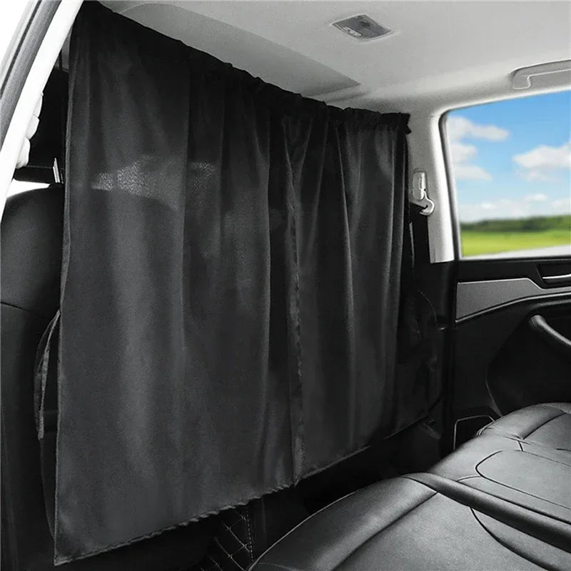Universal Car Privacy Curtain Set – Blackout Divider Curtains