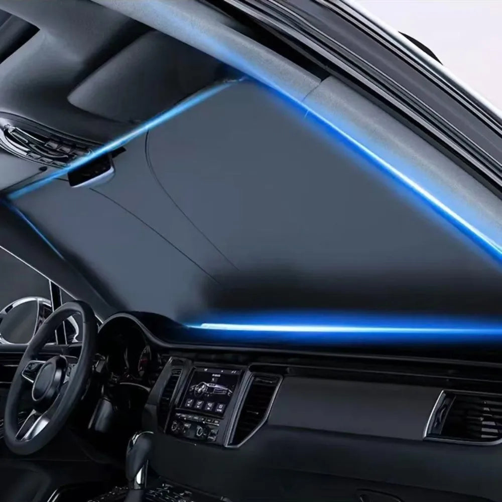 Foldable Front Windshield Sunshade