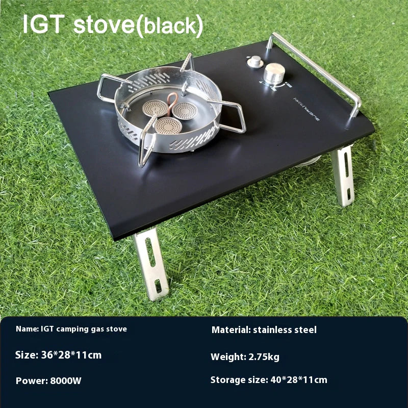 Lohascamping  Folding IGT table 5 Unit Lightweight table Backpack roll table Expand adjustable leg desk Desktop burner bbq table