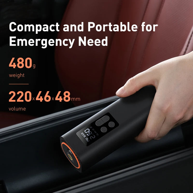 Mini Car Air Compressor – 150 PSI Digital Tyre Inflator
