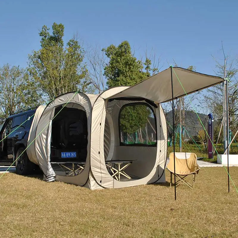 Pop-Up SUV Camping Tent with Air Conditioning